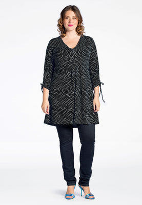 Cardigan wide bot string DOTS - black  - #2