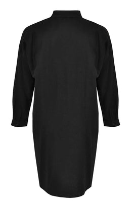 Blouse long LINEN - black  - #2