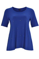 Tunic flare big strass DOLCE - blue - #4