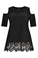 Tunic flare lace DOLCE - black - #4