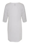 Dress beaded LINEN - white - #3