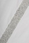 Dress beaded LINEN - white - #5