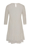 Dress frill LACE - white  - #3