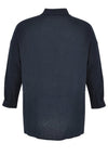 Blouse-jacket LINEN - blue - #4