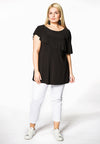 Tunic flare asym frill DOLCE - black - #2