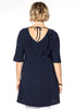 Tunic wide bot v back DOLCE - blue - #3