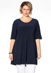 Tunic wide bot v back DOLCE - blue