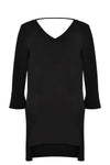 Tunic double v-neck DOLCE - black - #4