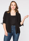 Cardi-jacket pull string DOLCE - black - #1