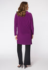 Tunic turned neckline DOLCE - purple - #3