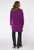 Tunic turned neckline DOLCE - purple  - #3