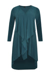 Tunic pointy layer DOLCE - green - #4