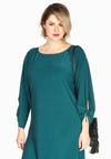 Dress knot sleeves DOLCE - green 