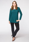 Shirt flare long sl DOLCE - green - #2