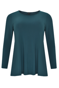 Shirt flare long sl DOLCE - green - #4