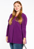 Shirt flare long sl DOLCE - purple 