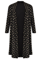 Cardigan GOLD DOTS - black  - #4