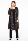 Cardigan GOLD DOTS - black - #2