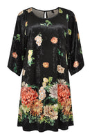 Dress wide sleeve CHRYSANT - black  - #4