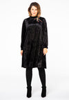 Dress puff sleeves VELVET - black - #2