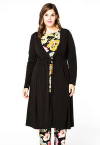 Cardigan waist string DOLCE - black - #1