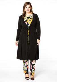 Cardigan waist string DOLCE - black - #2
