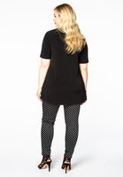 Tunic flare tape neck DOLCE - black  - #3