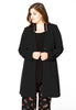 Blazer v-neck collar interlock - black 