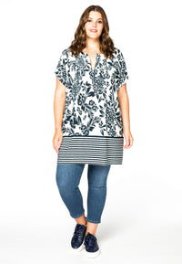 Tunic wide VIOLA - white - #2