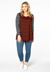 Tunic flare mix breton - blue - #2