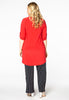 Tunic grandad collar DOLCE - red  - #3