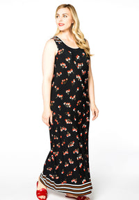 Dress long CHERRY - black - #1