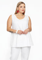 Singlet LINEN - white - #1