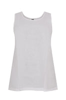 Singlet LINEN - white - #4