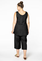 Singlet LINEN - black - #3