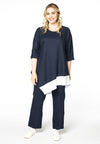 Trousers long LINEN - blue