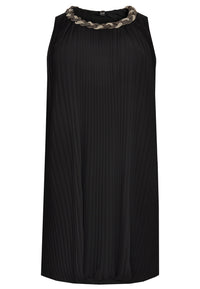 Dress plissé VOILE - black - #4