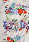 Dress ruffled bottom BOUQUET - white - #5