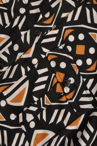 Blouse long pockets AFRICA - white - #5