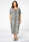 Dress wide SNAKE - white - #2