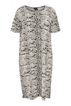 Dress wide SNAKE - white - #4