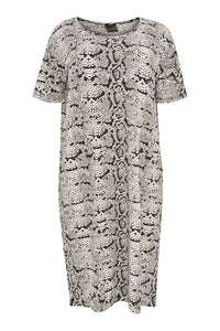 Dress wide SNAKE - white - #4