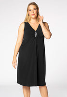 Dress sleeveless stones DOLCE - black - #1