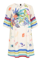 Dress ruffled sleeves EVE - white  - #4