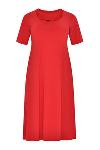 Dress tape neck DOLCE - red - #4