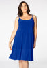 Dress spaghetti straps DOLCE - blue