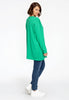 Pullover V basic - green  - #3