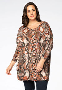 Sweater SNAKE jersey - orange - #1