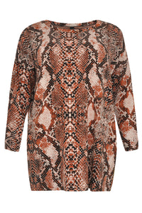 Sweater SNAKE jersey - orange - #4