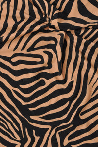 Shirt ZEBRA wide knot - brown - #5